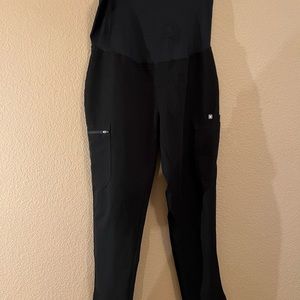 Black Figs Maternity Yola Scrub Pants. Size Petite Large